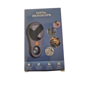 Digital Microscope With 2.0" IPS Screen 2MP Camera 500X Magnification 8 LED Ligh